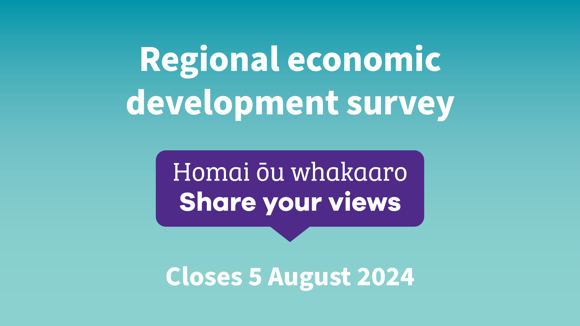SHARE YOUR VIEWS: We want to understand people’s views on the priorities and future opportunities for economic development in the Waikato region. If you have an interest in or benefit from economic development, please complete our survey. It takes 5-10 minutes.
