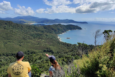 Volunteers at Tuateawa lookout