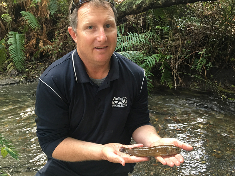 Waikato Regional Council water scientist Josh Smith